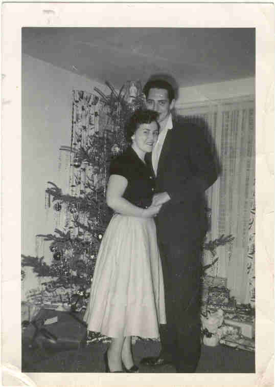1957...At Cathy's house the year before we married